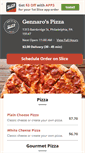 Mobile Screenshot of mygennarospizza.com